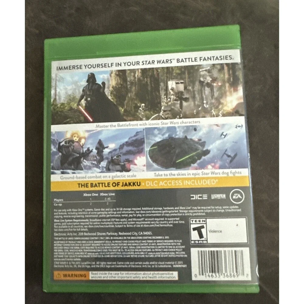 Star Wars Battlefront (Microsoft Xbox One, 2015)